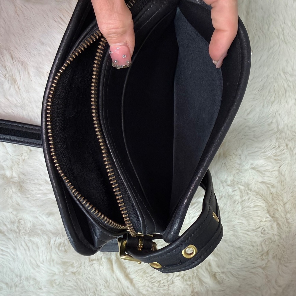 Vintage Coach Legacy 9167 Black Glove Tanned Leather Top of the Counter bag NYC - Picture 11 of 15